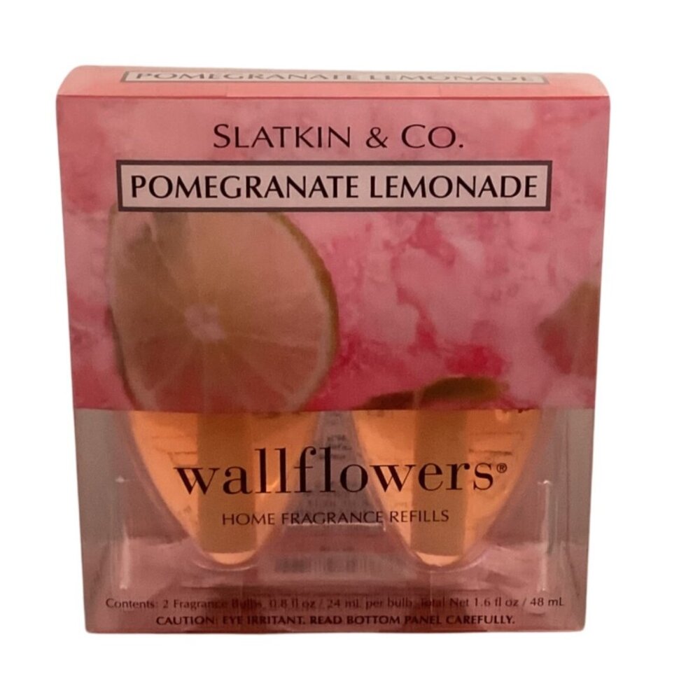 Slatkin & Co. Wallflowers Pomegranate Lemonade Home Fragrance Refills New Box